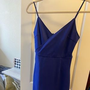 Lulus Royal Blue Midi Fitted Dress